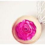 2 Satin Rose Flower