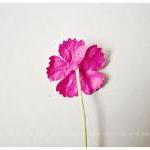 10 Flat Mini Mulberry Paper Flowers Sweet Pink /..