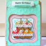 Happy Birthday With Cupcake Cards