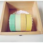 Yellow & Green Fabric Tapes