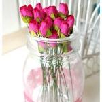 Mulberry Paper Mini Rose Buds Flower / Pack