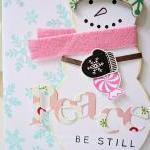 Snowman Pink Card