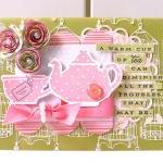 A cup of tea thank you card 