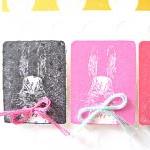Colorful Rabbit Card