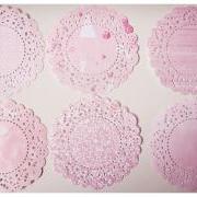 Parisian Lace Doily Wedding for Scrap booking or card making / pack 