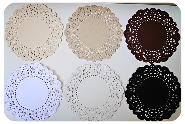 Parisian Lace Doily Basic Color For Scrap Booking Or Card Making / Pack
