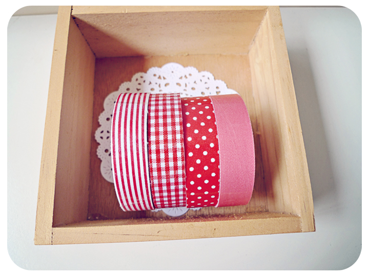 Red & Pink Fabric Tapes