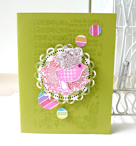 I Feel So Lucky To Have You Handmade Card